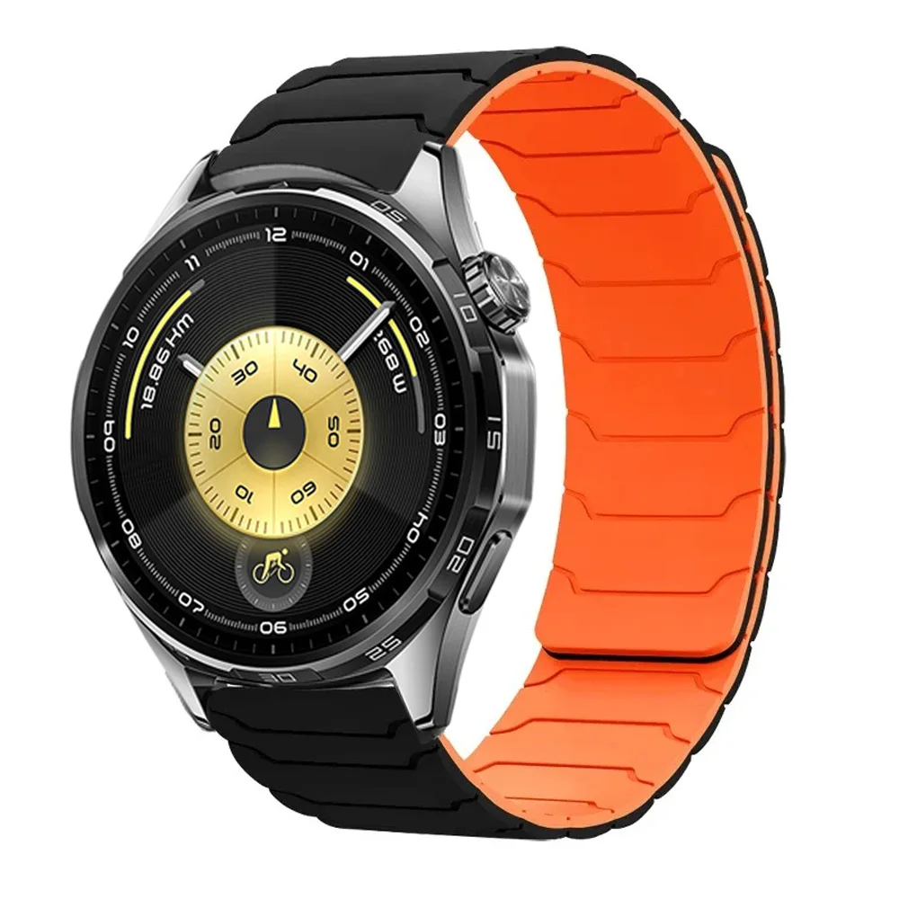 Magnetic Silicone Sports Strap - 22mm/20mm
