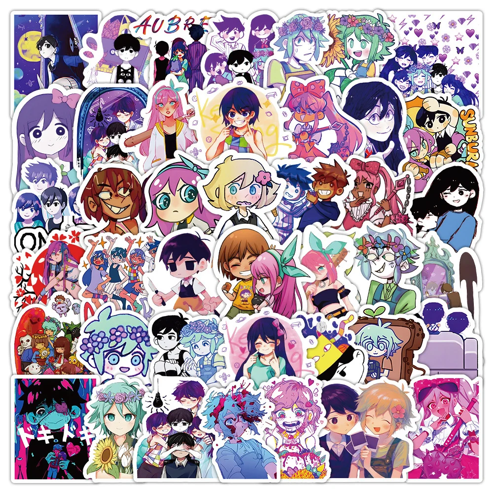Game Omori Stickers Anime Decals DIY Bike Skateboard Laptop Phone Suitcase Car Cool Waterproof Sticker Kids Toys 10/30/50/100pcs cartoon stickers,decorative stickers,self adhesive stickers,stationery stickers,anime stickers,paper stickers,adhesive stickers,decorative labels stickers,handbook stickers,diy scrapbooking accessories