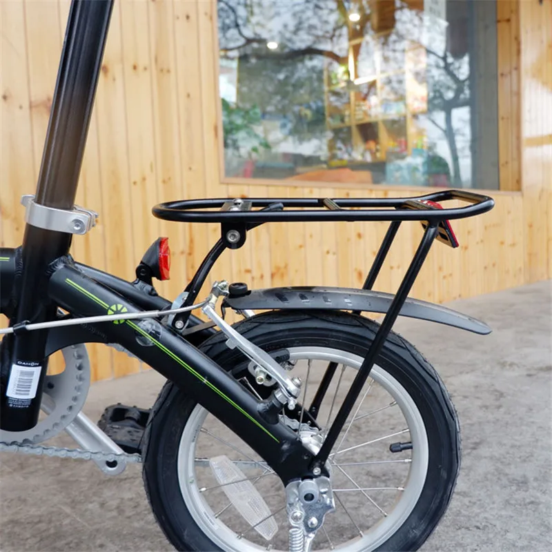 Portapacchi posteriore per bici pieghevole da 14 16 pollici Portapacchi in  lega di alluminio Portapacchi per bicicletta compatibile per bici Dahon  Bya412 K3 - AliExpress