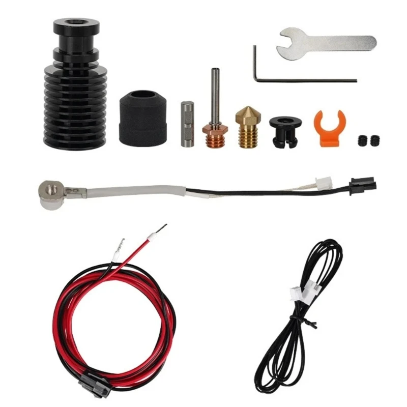 

3D Printing with CHC-V6 Ceramic Hotend Print Head Kit for VORON2.4/3DPrusa Printer Hotend Extruder Head