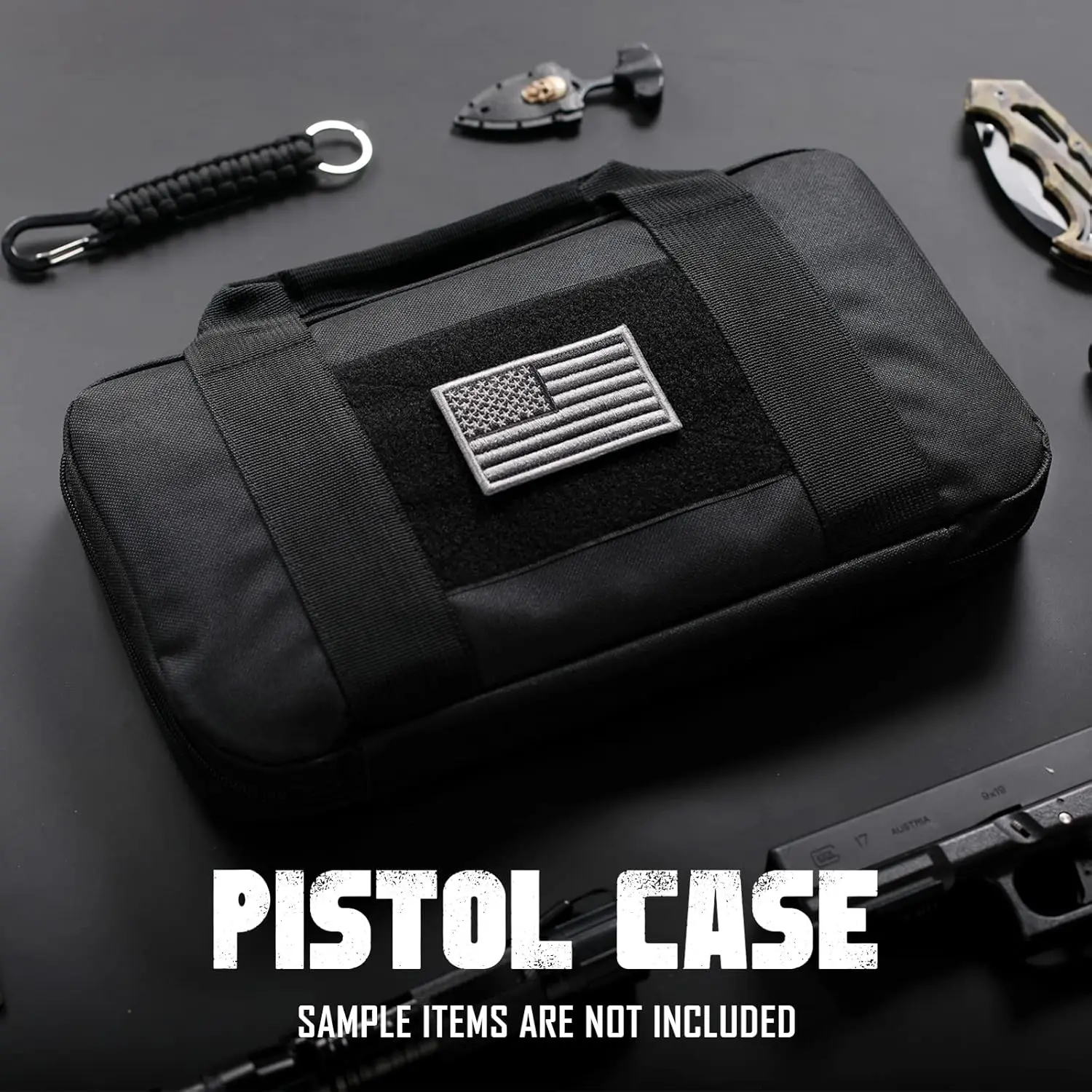 Tactical Airsoft Concealed Pistol Pouch Portable Handgun Holster Protect Case Hu