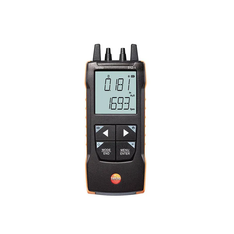 Testo 512-1-Strumento Di Misurazione Della Pressione Differenziale Digitale Con Ordine Di Connessione App-Nr. 0563 1512