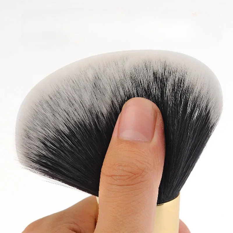 Large Round Handle Powser Brush Black Makeup Brushes Fluffy Soft Professional Powder Foundation Blush Brush Cosmetic Accessories 5