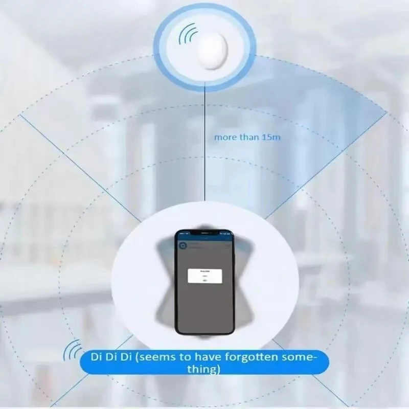 Anti Lost Tracker Mini Bluetooth Smart Locator for Mobile Keys Pet Kids