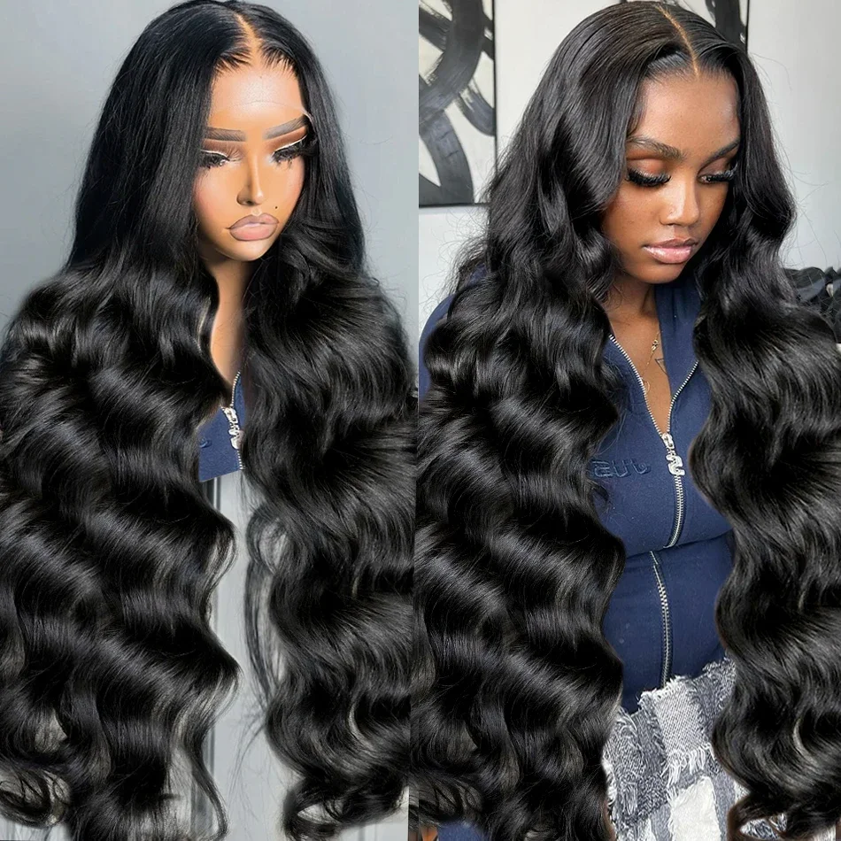 Natural Color 360 HD Transparent Lace Wigs - 46 Inch