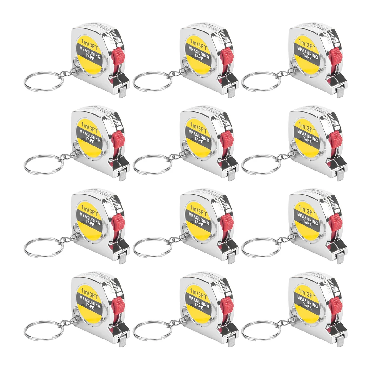 50 Pcs Functional Pocket Tape Measure Small Tape Measure Retractable  Digital Measuring Tape 3Ft