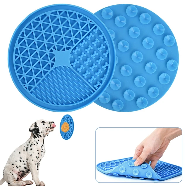 Licking Mat for Dogs and Cats, Cat Feeding Pad Lick Mats with Suction Cups  for Dog Anxiety Relief, Pet Slow Feeder - AliExpress