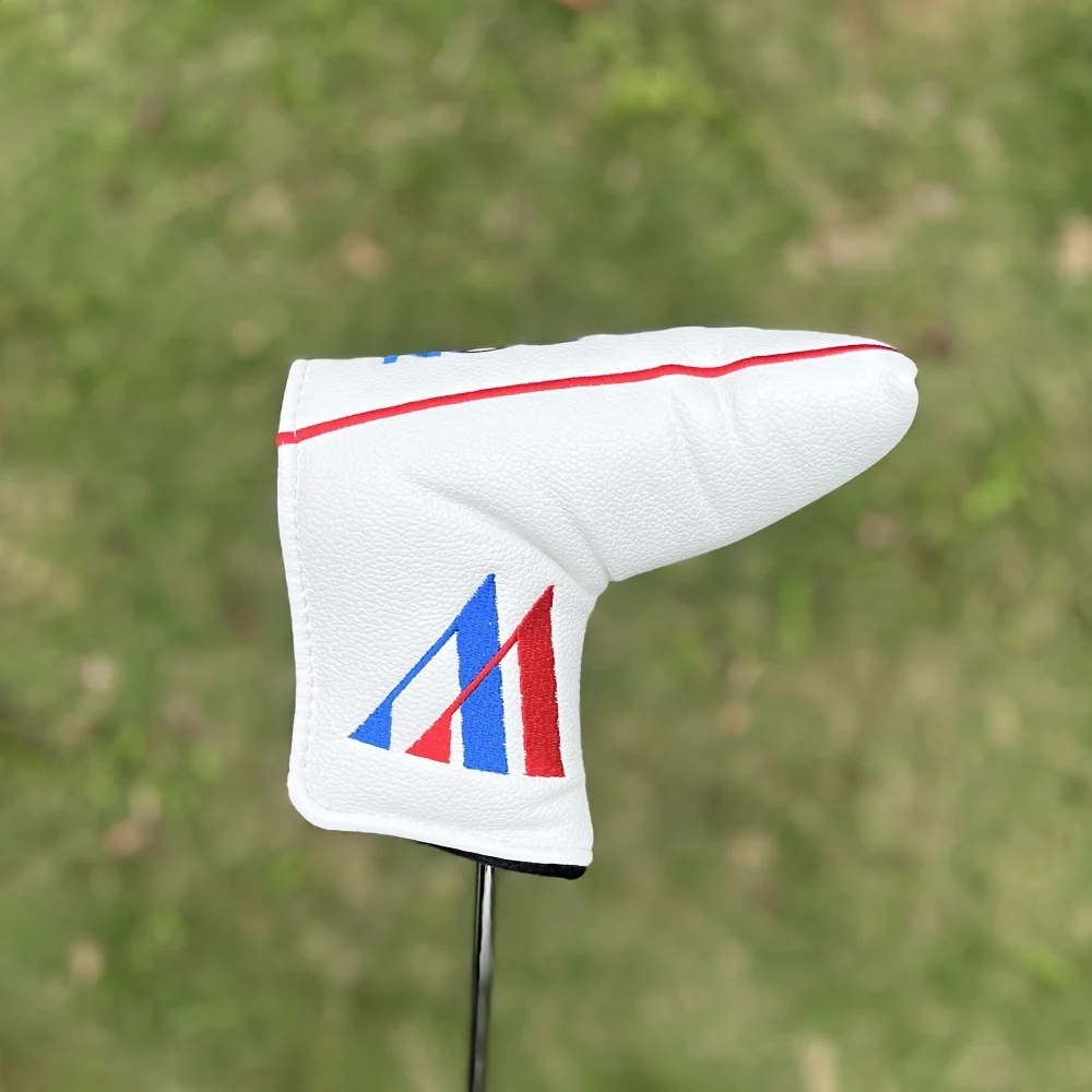 Spider Embroidered Golf Putter Cover Waterproof And Wear-resistant Magnet Closure Club Cover, Durable PU Leather Club Cover