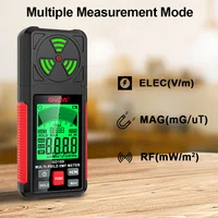 GVDA Multi-field EMF Meter Portable Electromagnetic Field Radiation Detector Radio High Frequency RF Microwave Radiation Tester 2