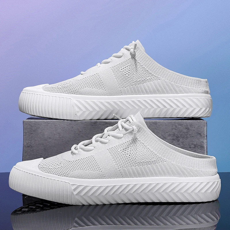 Men's Casual Dual Strap Half Sneakers