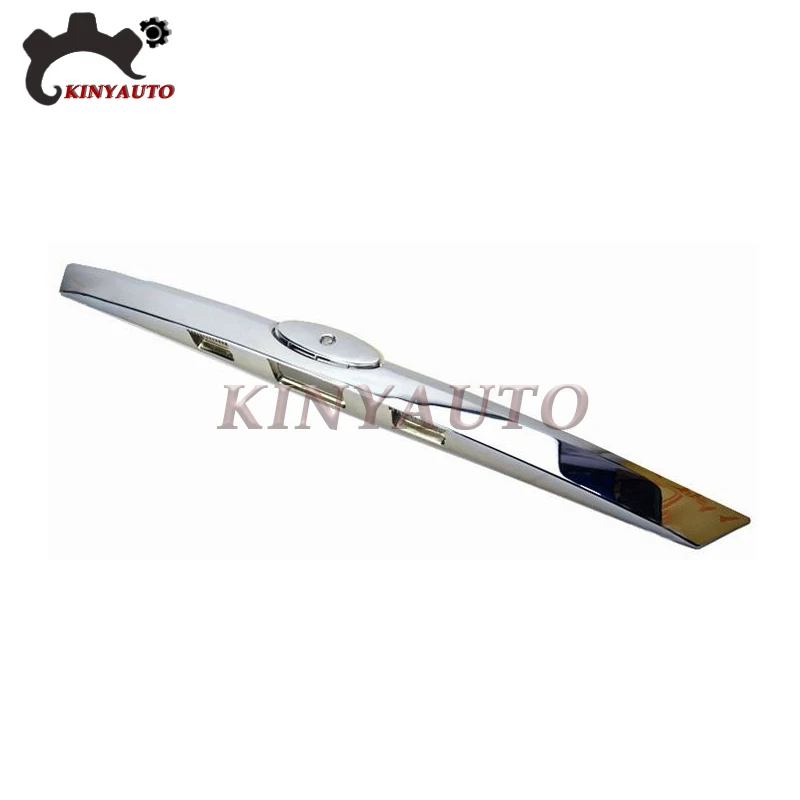 For Ford Focus 2009 10 11 12 13 14 Chrome Trunk Trim ABS Rear Bumper Lid Strip Finish Panel