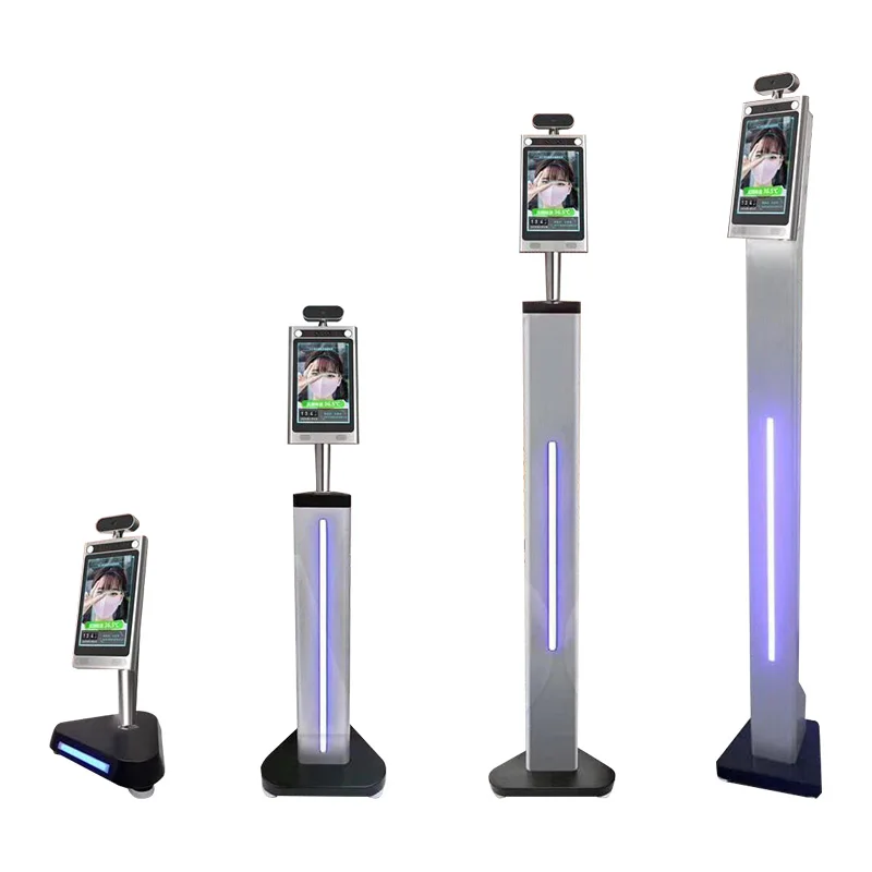 

Floor standing Body temperature detection with camera face recognition temperature