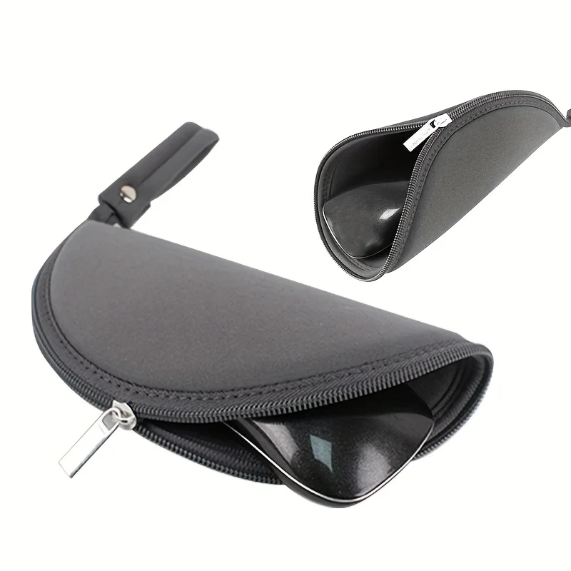 Portable Digital Storage Bag with Mouse Pad & Headphone Pouch -Multifunctional Organizer for Travel, Data Cables,and Accessories