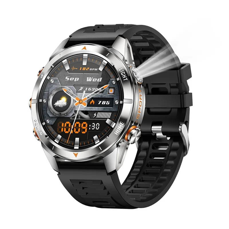 KT80 ����Ʈ �ð� ���� �� SOS ���� �߿� ������ �������� ȣ�� 1.46 ��ġ ȭ�� 515mAh ���� ���͸� Smartwatch