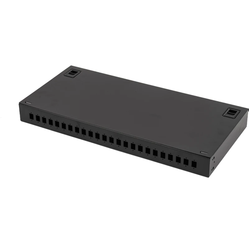 12/24 порти Фіксована волоконно-оптична патч-панель SC/LC Pigtail ODF 1U Оптоволоконна клемна коробка OEM Оптоволоконна розподільна коробка