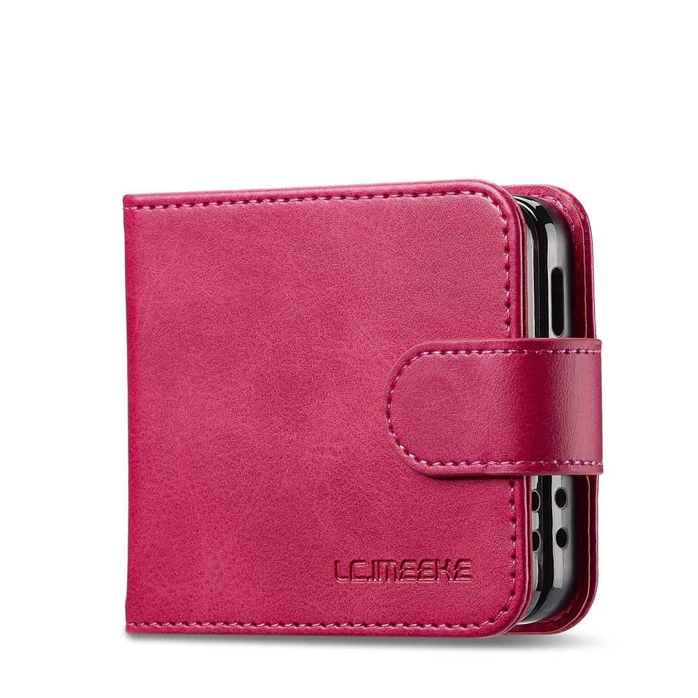 Premium Wallet Case with Card Holder - PU Leather Flip Cover