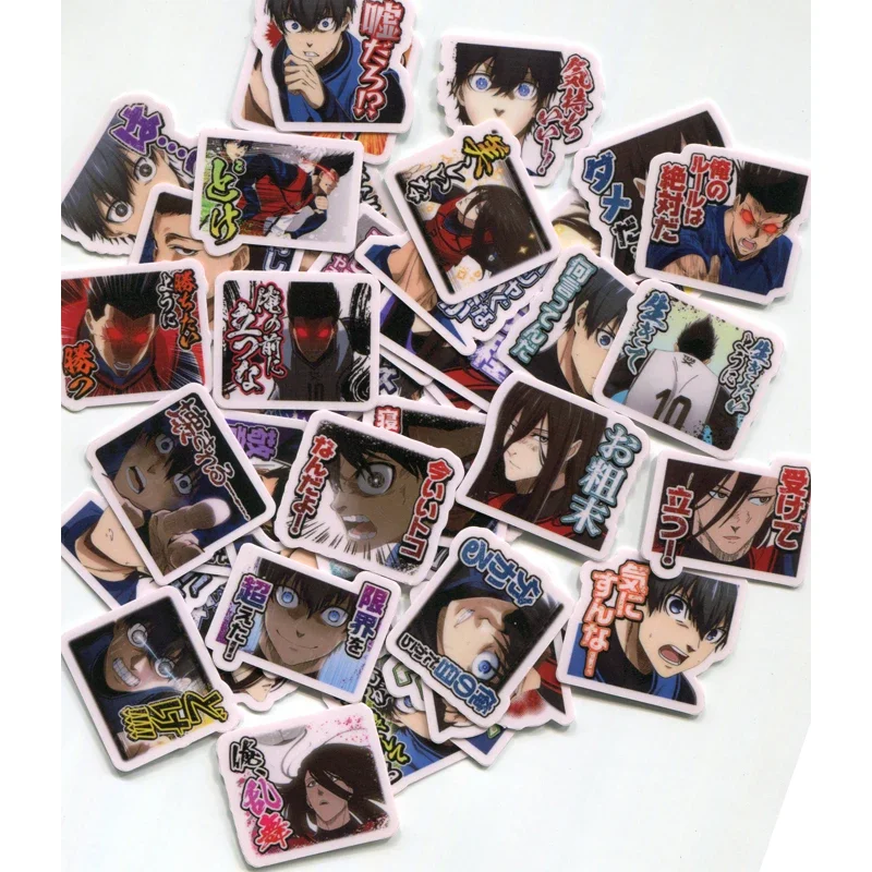

40pcs Anime Sticker BLUE LOCK Isagi Yoichi Aryu Jyubei Accessories Cosplay Prop