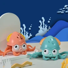 

Cute Clockwork Dabbling Toy Cartoon Animal Octopus Bath Toy Baby Water Toy Baby Swimming Clockwork Kids Beach Bath Toy
