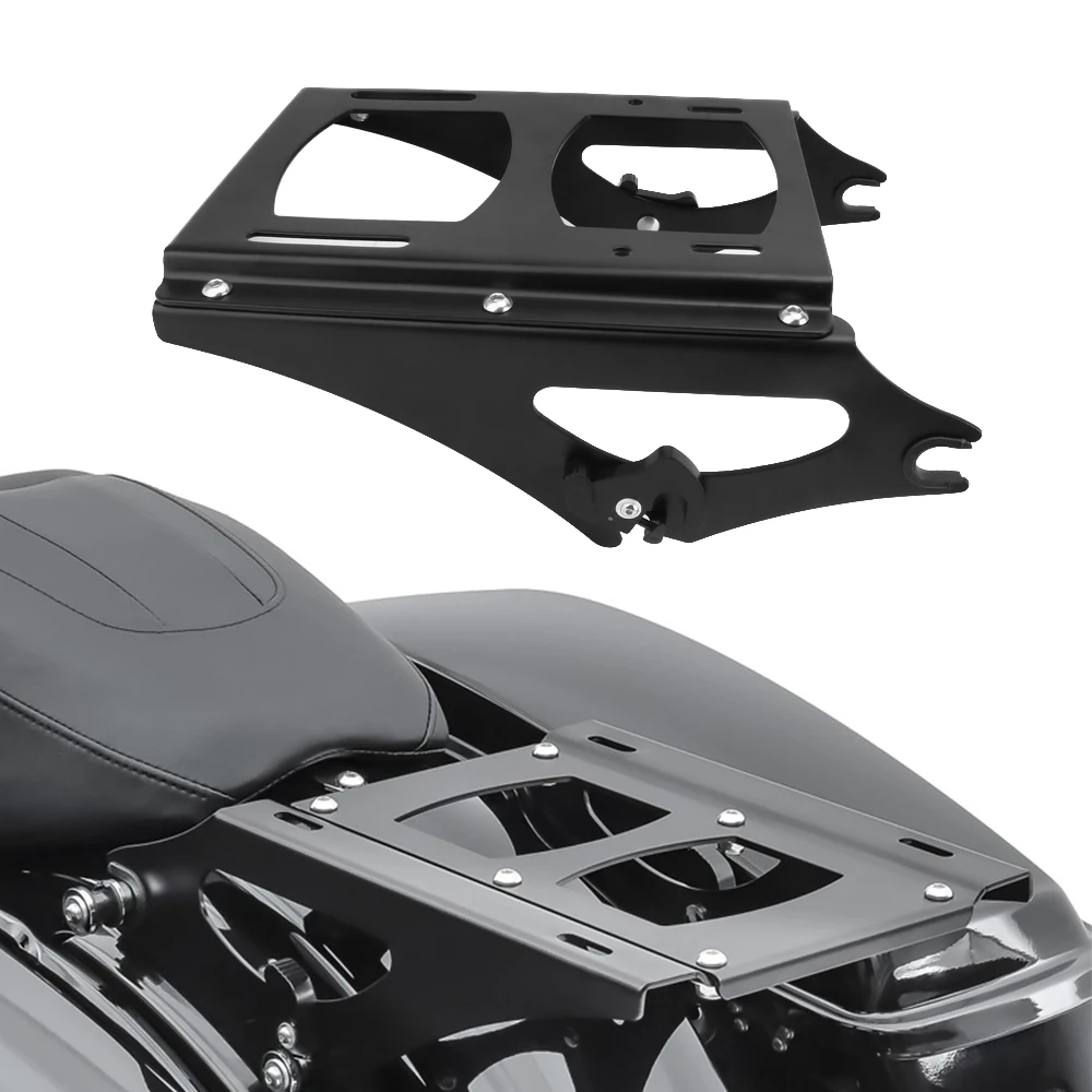 For Harley Touring Road Street Glide Road King 2014-2021 Motorcycle Two Up Pack Mount Luggage Rack Docking Hardware Kit motorcycle windshield windscreen bracket kits for harley touring road king 1994 2020 flhr classic custom efi flhrci flhrsi