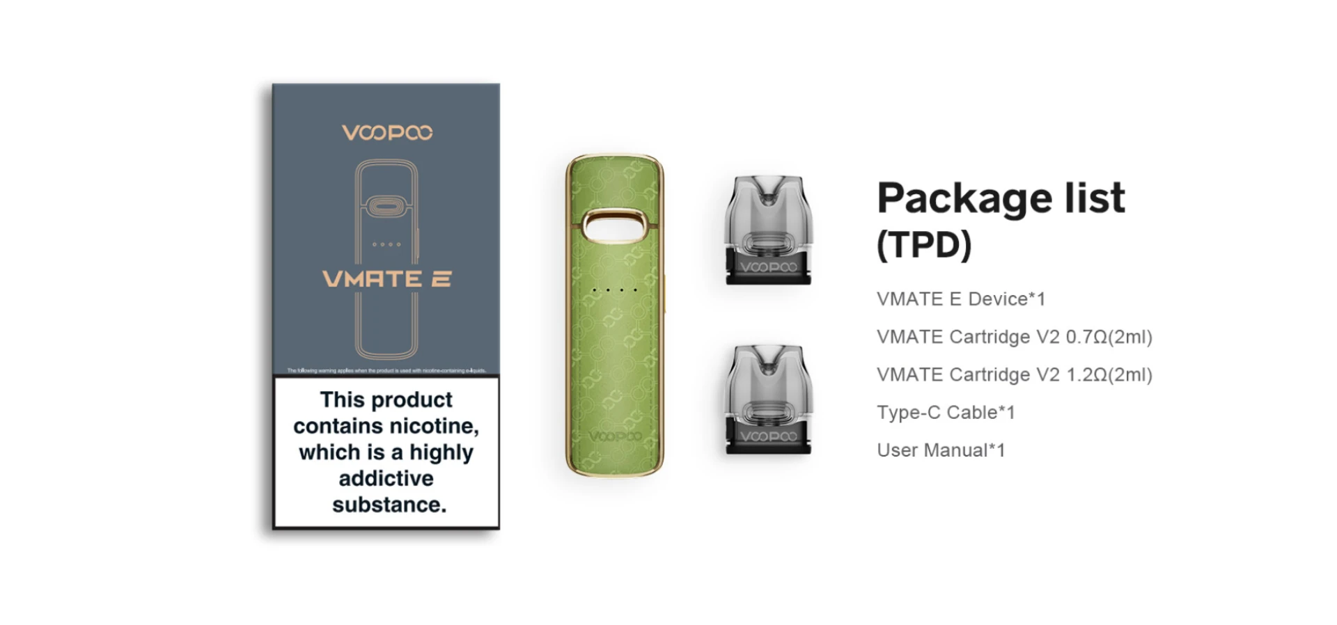 S5420a6f1fd274e739a9fb9d0d14540c4n-VOOPOO Vmate E Pod Kit Vape 3ml 20W 1200mAh Vmate V.Thru Pod/Vmate Patrone V2 Verdampfer Elektronische Zigarette VOOPOO Vmate E Pod Kit Vape 3ml 20W 1200mAh Vmate V.Thru Pod/Vmate Patrone V2 Verdampfer Elektronische Zigarette_S5420a6f1fd274e739a9fb9d0d14540c4n