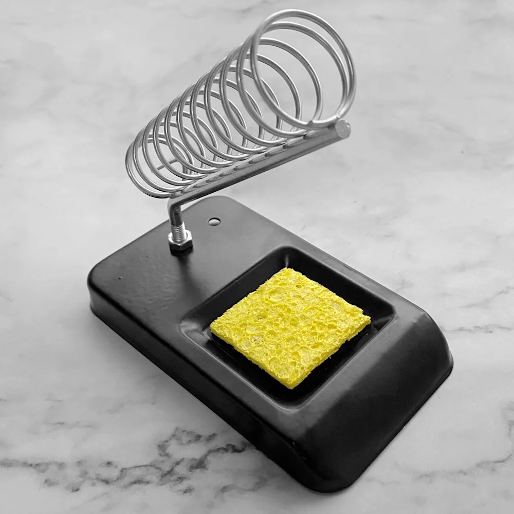 Soldering Iron Stand Portable Holder Tin