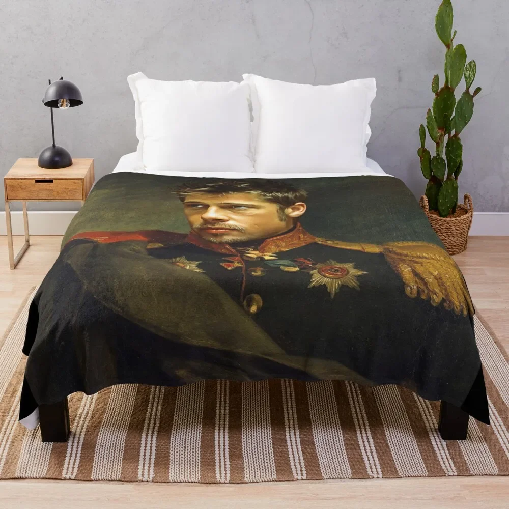 

Brad Pitt - replaceface Throw Blanket Luxury Throw sofa bed Nap Luxury St Blankets