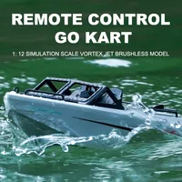 1/12 Rc Boat TX693 2.4G Remote Control Brushless Go Kart Vortex Jet High Speed Racing Boat Model Electric Control Speedboat 2