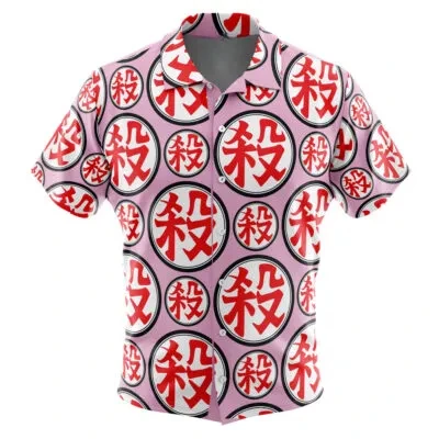 Vegeta Blue Dragon Ball Z Button Up Hawaiian ShirtMen's Japanese Casual Shirt Summer Parent-child Wear 2