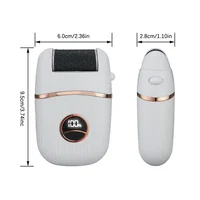 Electric Foot Grinder Rechargeable Foot Callus Remover Pedicure Tools Foot File Feet Care Dead Skin Remover With 3 Roller Heads 2