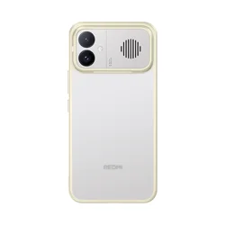 Magnetic Translucent Matte Shockproof Back Cover Case for Redmi K90 Max (No Magnet - Grey)