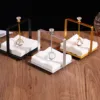 Flat Napkin Holder Metal Napkin Holder  Handle Modern Elegant  Paper Napkin Dispenser for Restaurant Hotel Home Office 4