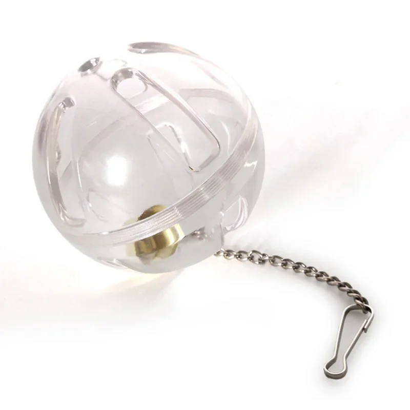 Pets Bird Parrot Food Feeder Foraging Bell Chain Ball Cage Feeding Chew Toy Creative Birds Parrot Accessories 6