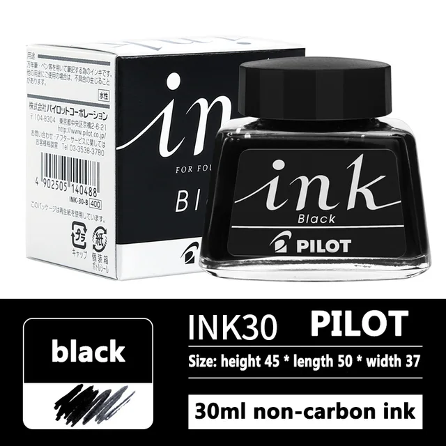 Slager groot Gemarkeerd Pilot Ink-30 Carbon-free 4 Colors 30ml Imported From Japan Suitable For  88g78g Smiling Face Without Clogging - Ink Supplies - AliExpress