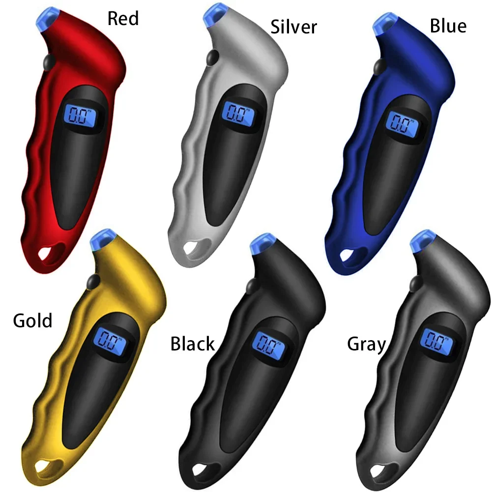 High-precision Tire Pressure Gauge Backlight Digital Tire Pressure Monitoring Car Tyre Air Pressure Gauge Meter LCD Display