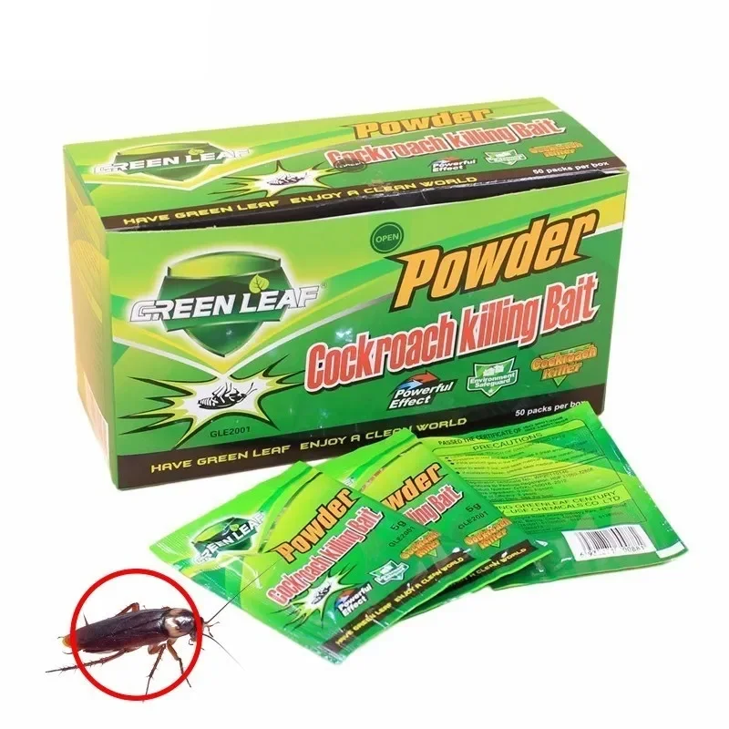 20 Pz/Lotto Scarafaggio Killing Bait Powder Eco-Friendly Efficace Medicina Insetticida Scarafaggio Killer Disinfestazione Cucina Ristorante