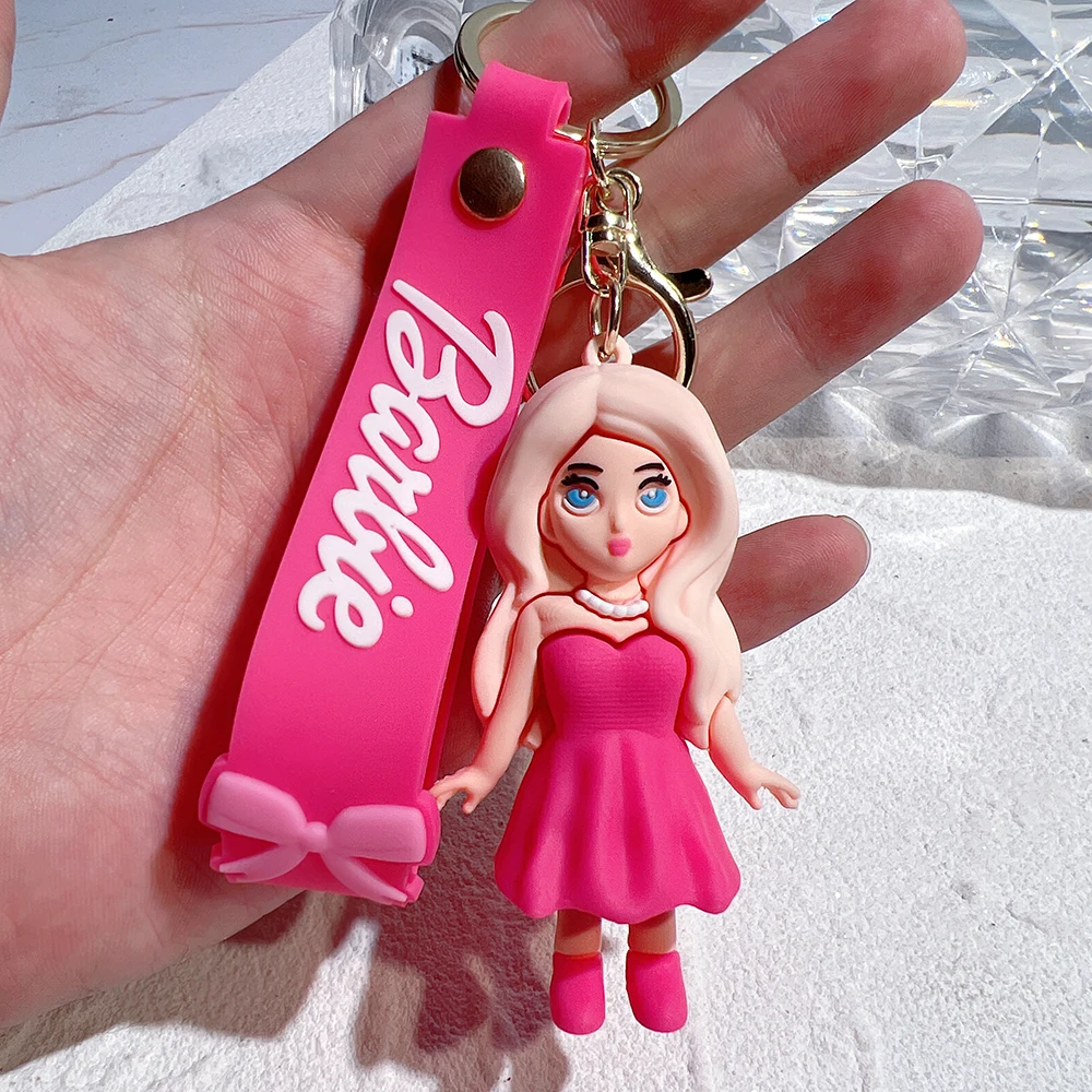 Barbie® Pink Dots Cotton Coin Purse Keychain Wallet Key Fob Key Ring Made  With Official Licensed Fabric - Etsy India