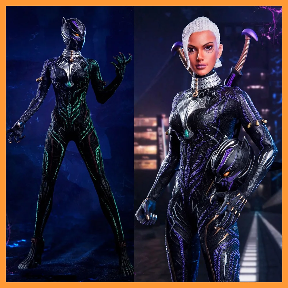 

Collectible WAR STORY WS011 1/6 Women Soldier Panther Queen Eteranl Heart Wakanda Forever Full Set 12'' Action Figure Model Toy
