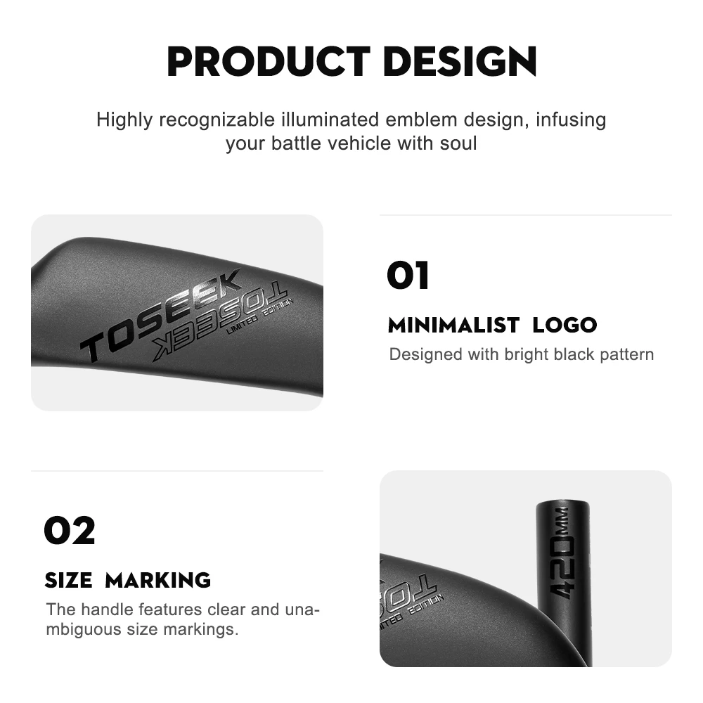 Bike Carbon Road Handlebar 400/420/440mm UD Matt Internal Routing Road Bicycle Handle Bar Bicycle Parts