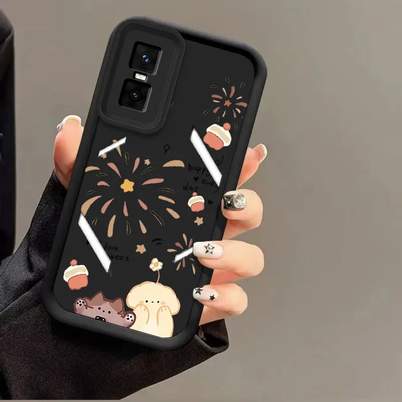 Cartoon Cat Soft Silicone Shockproof Protective Case