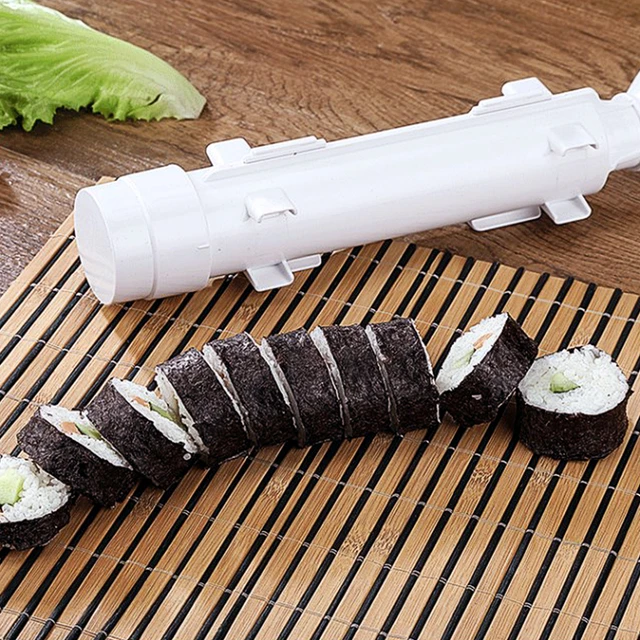 Famni Sushi Roller Kit Rolls Made Bazooka Kitchen Easy Cooking Tools Tube Shape Food Mold Maker