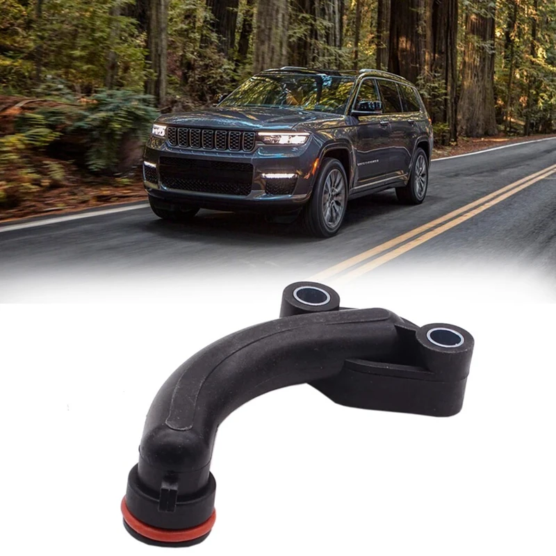 5X Car Water By Pass Tube Radiator Hose For Jeep Grand Cherokee -Crude Oil Engine 3.0T Dodge Ram 68211200AC 68211200AB