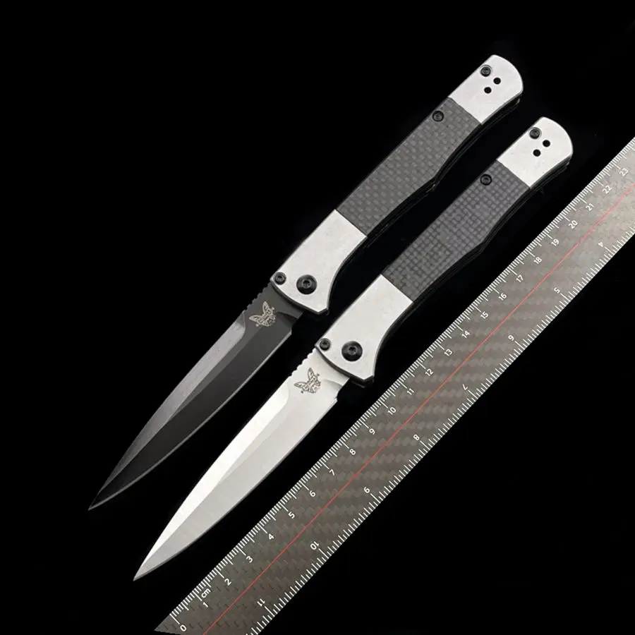 

Outdoor Tactical Benchmade 4170BK Folding Knife Camping Fishing Hunting Safety-defend Pocket Military Knives Portable EDC Tool