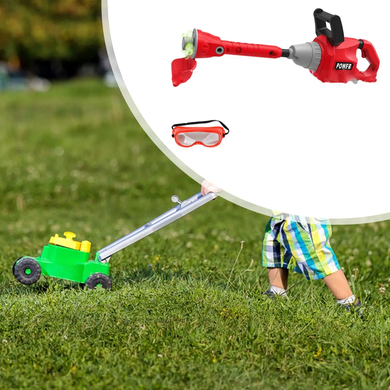 Lawn Trimmer Line Toy,Kids Grass Trimmer Toy,Toy Tool Grass Trimmer,Kids