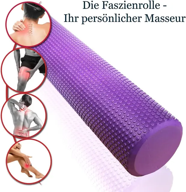 (Random Color ) 30/45/60*10 CM Mini Yoga column Finess Foam Roller EVA Soft Density Massage Roller for Exercise, Physical Therap 2