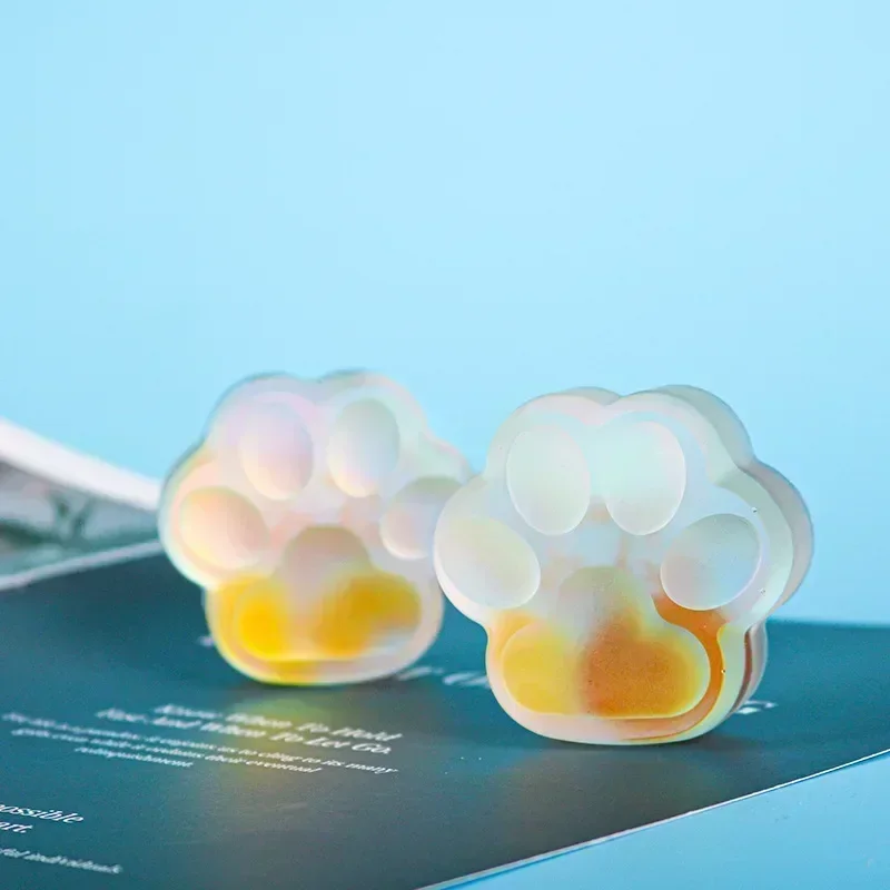 Home Decoration Crafts Molds Cute Cat Paw Candle Diy Silicone Mold Aromatherapy Candle Soap Making Resin Molds Accessories