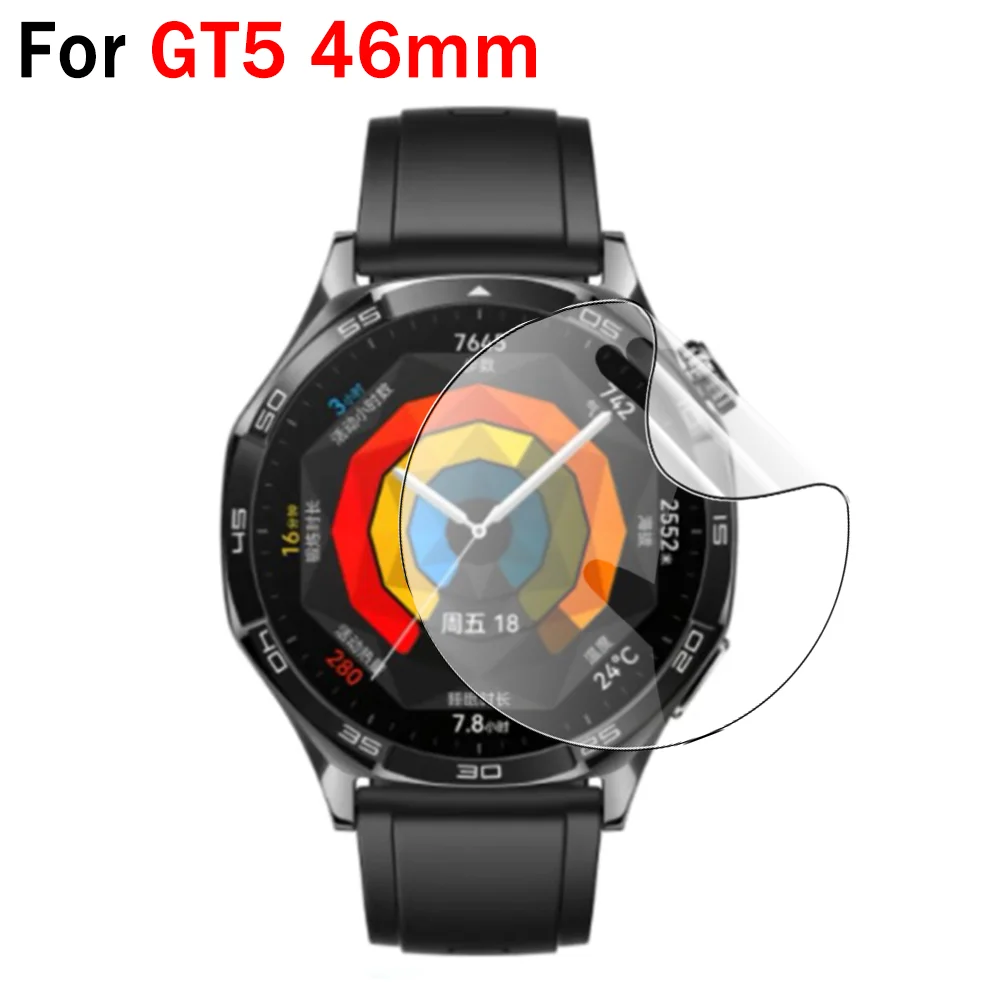 Hydrogel Film HD Anti-Scratch Screen Protector for Smartwatch (5-20 Pack)