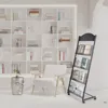 Floor-Standing Magazine Rack 4-tier Newspaper Holder Book Display Shelf brochure Display Stand for Exhibitions Shopping Malls 2