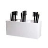 3 Holes Transparent Cosmetic Makeup Acrylic Makeup Brush Tool Storage Box Case Make-up Brush Holder Table Organizer Makeup Tool 5