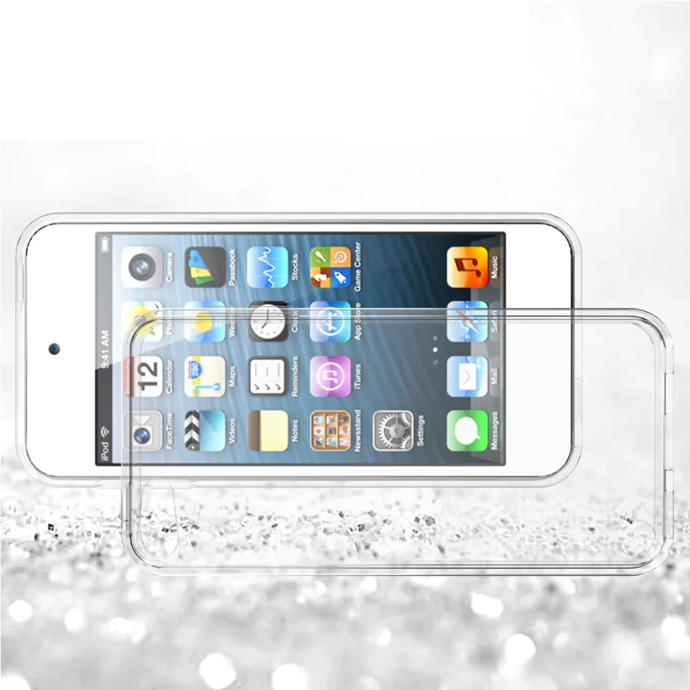 Transparent Case for IPod Touch 5 / Touch 6 / Touch 7 Hybrid Shockproof Cover Soft TPU Frame with Clear Hard Acrylic Shell Capa — view 4