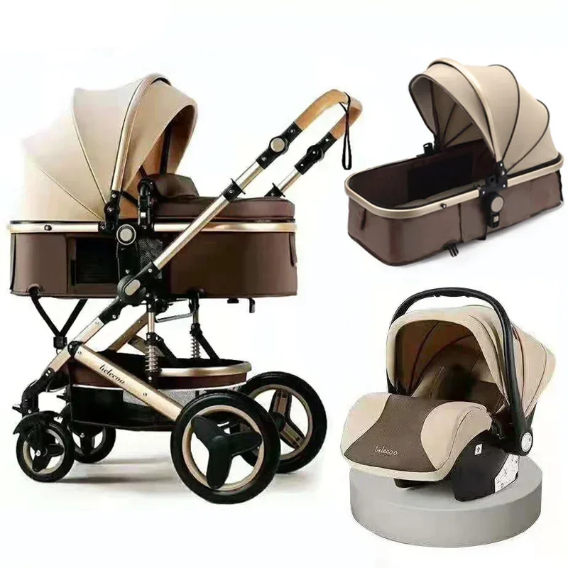 Baby Stroller 3 in 1 with car seat baby stroller